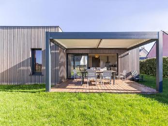 Modern, zeer compleet 6 pers. vakantiehuis in Normandie achter de duinen