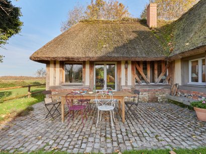 Twee Normandische chaumières