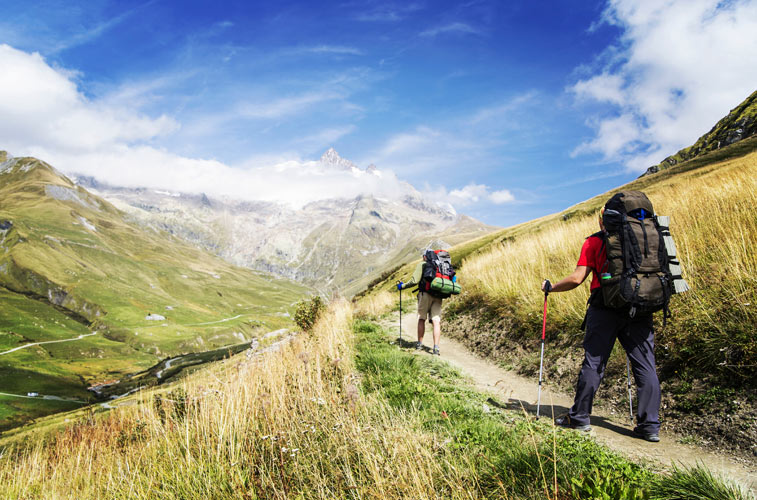 De Franse Alpen bij de Mont Blanc